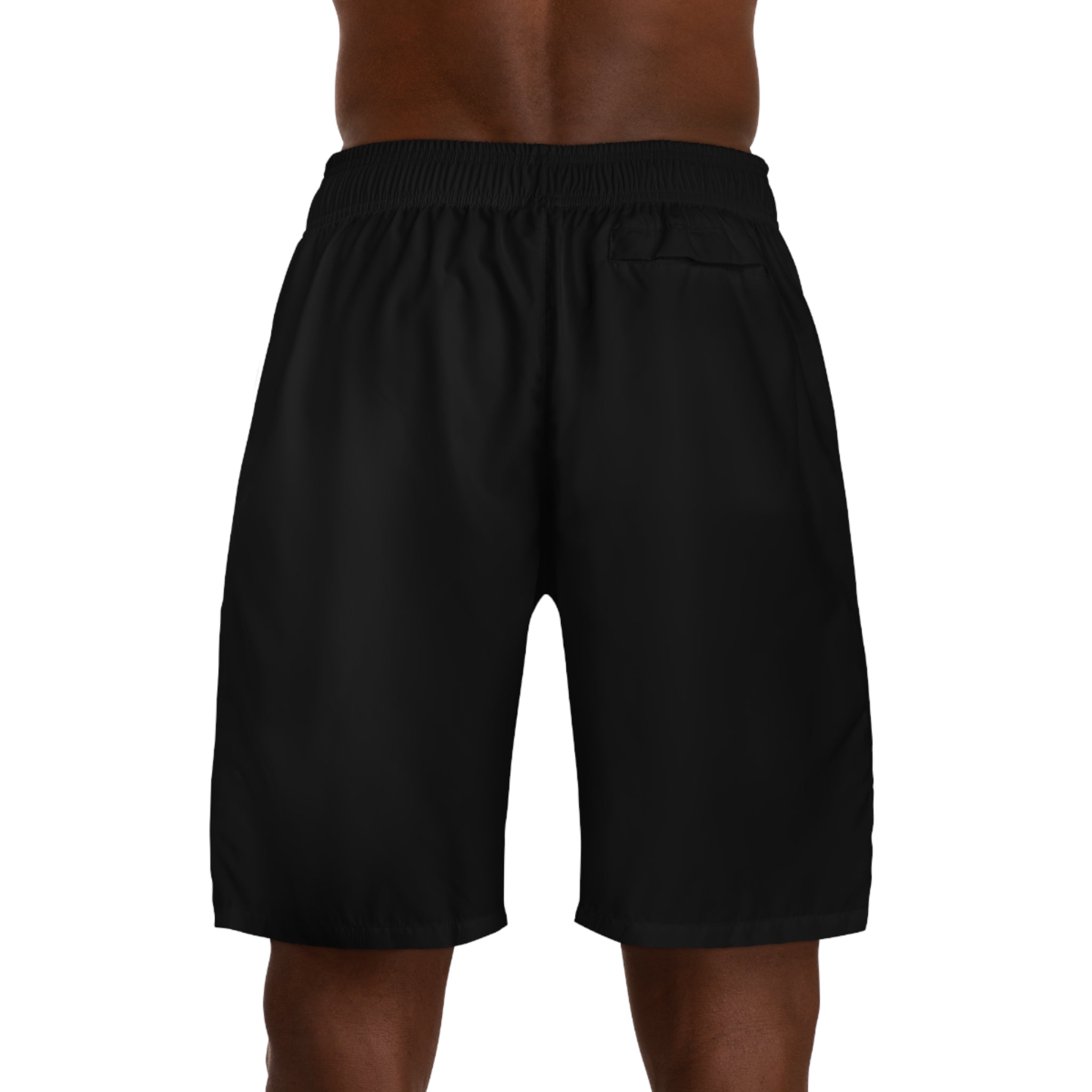 Lumey Gold Script Jogger Shorts — Men’s Urban Sunrise Athletic Shorts